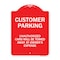 Signmission Unauthorized Cars Will Towed Away Owners Expense Heavy-Gauge Alum Sign, 18" L, 24" H, RW-1824-9875 A-DES-RW-1824-9875 - alternate 1